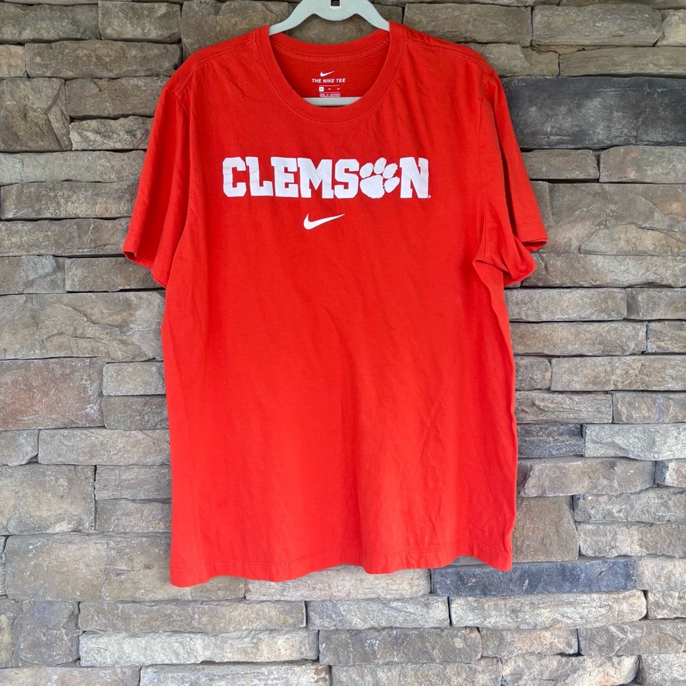 Nike Red Short Sleeve Tee Clemson‎